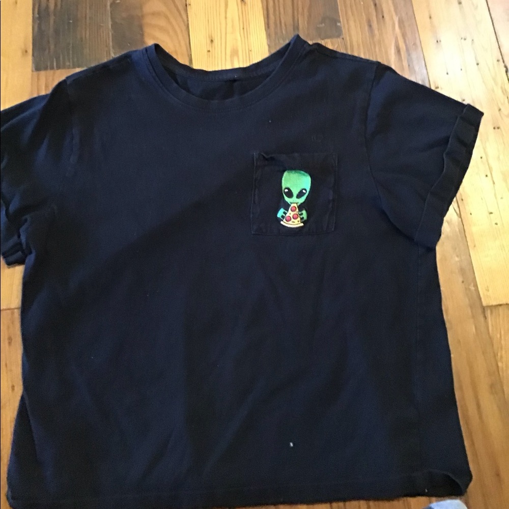 Large weird alien shirt